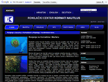 Tablet Screenshot of obrt-kornati-nautilus.hr